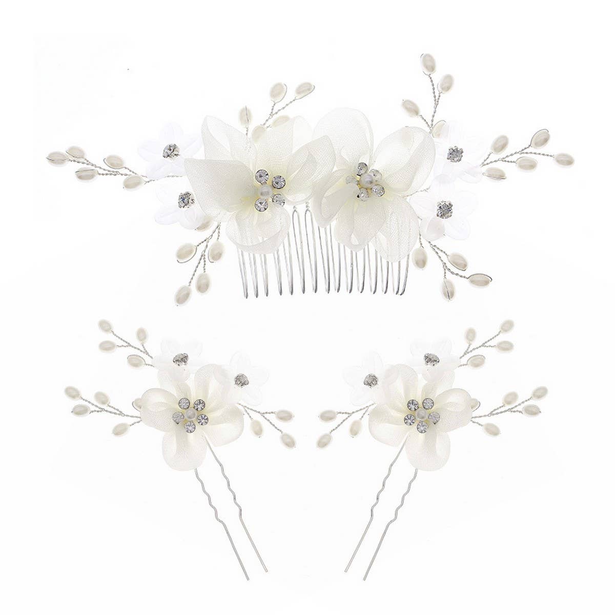 HANDMADE U-SHAPED BRIDAL HAIR ACCESSORIES