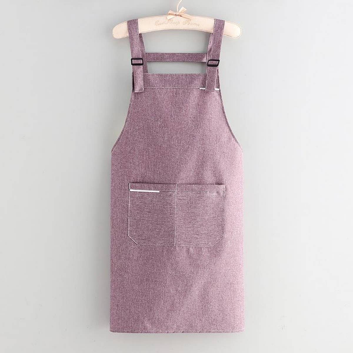 Fabric coating Solid Color apron with pockets bulk_CWMM2037