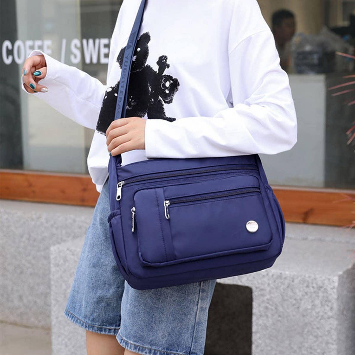 FASHION OXFORD CLOTH CROSSBODY SHOULDER BAG_CWASC1726