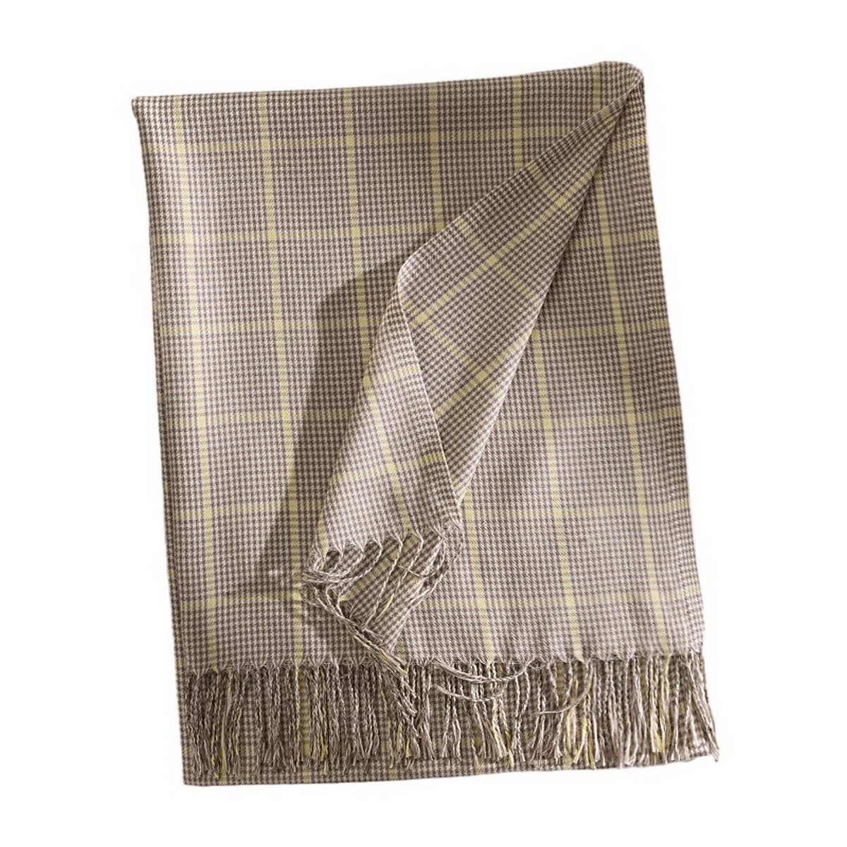 WOMEN AUTUMN AND WINTER PLAID SCARF