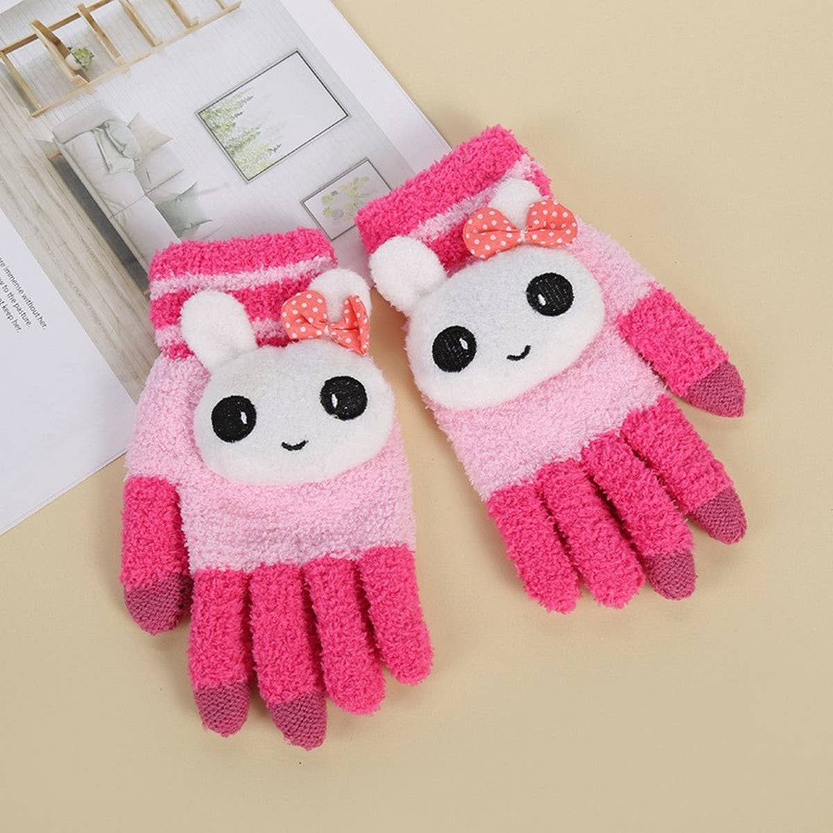 WINTER WARM CYCLING GLOVES FOR OLDER KIDS_CWAG0154