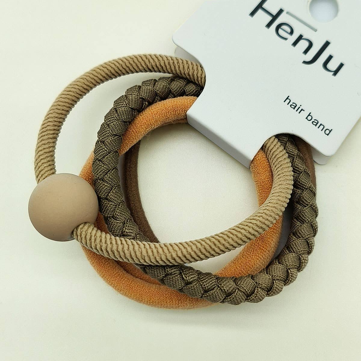 4PCS/SET BALL SIMPLE HAIR TIES_CWAHA0333