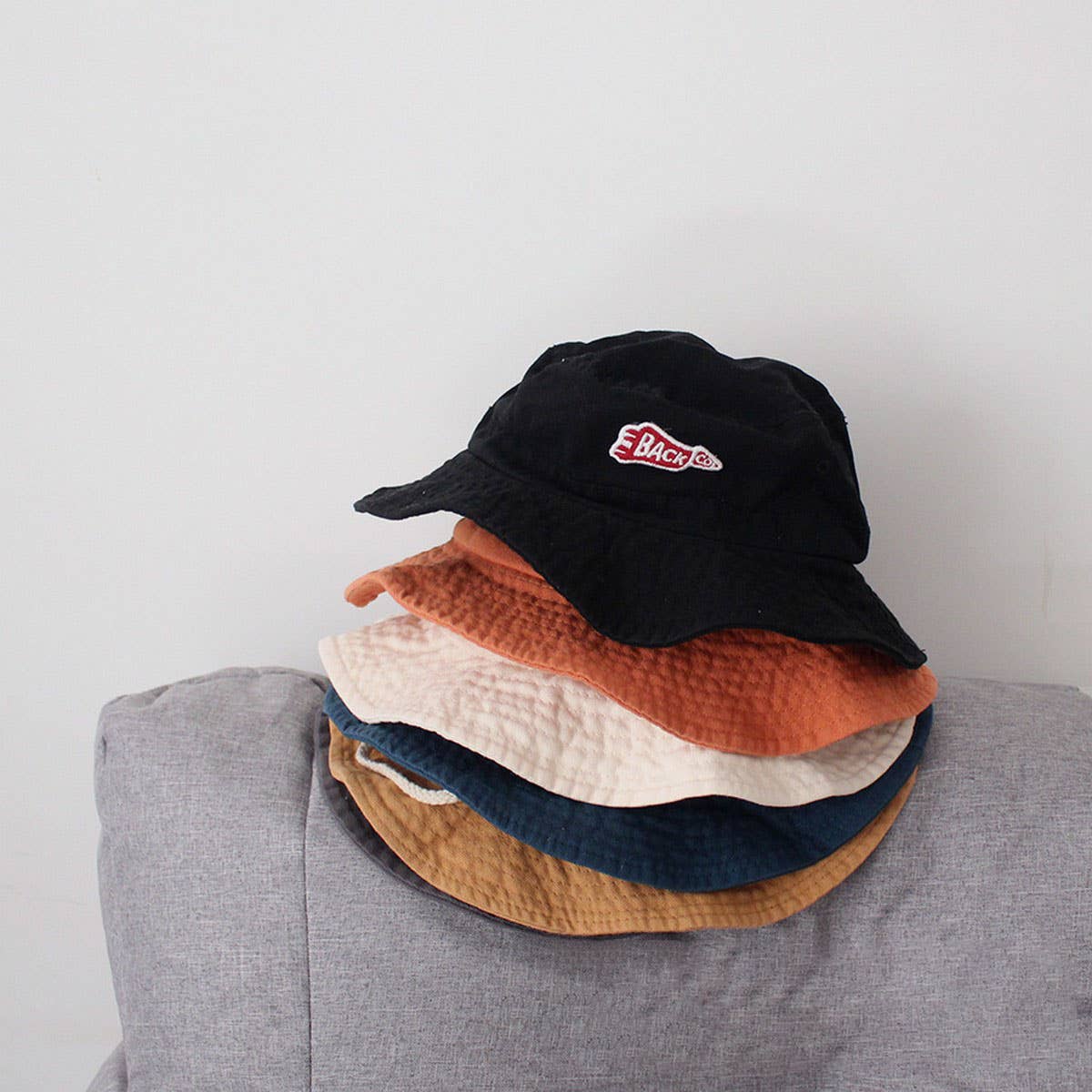 FASHION CHILDREN'S SIMPLE LETTER LOGO BUCKET HAT_CWAH2867