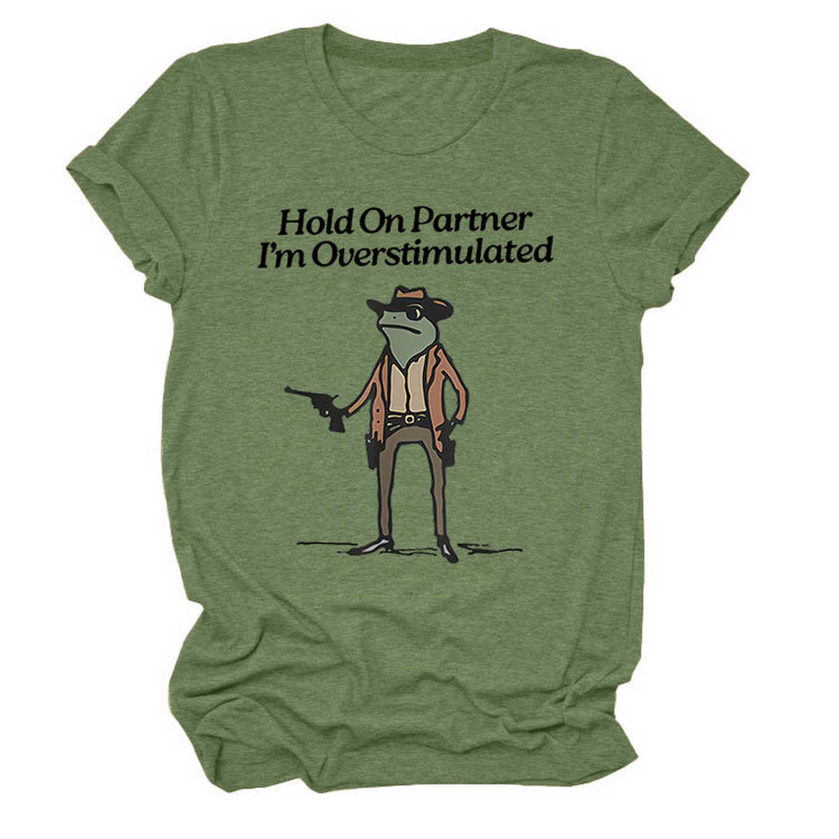 ?œHold On Partner??Funny Tee, Unisex Style_CWTTS1481