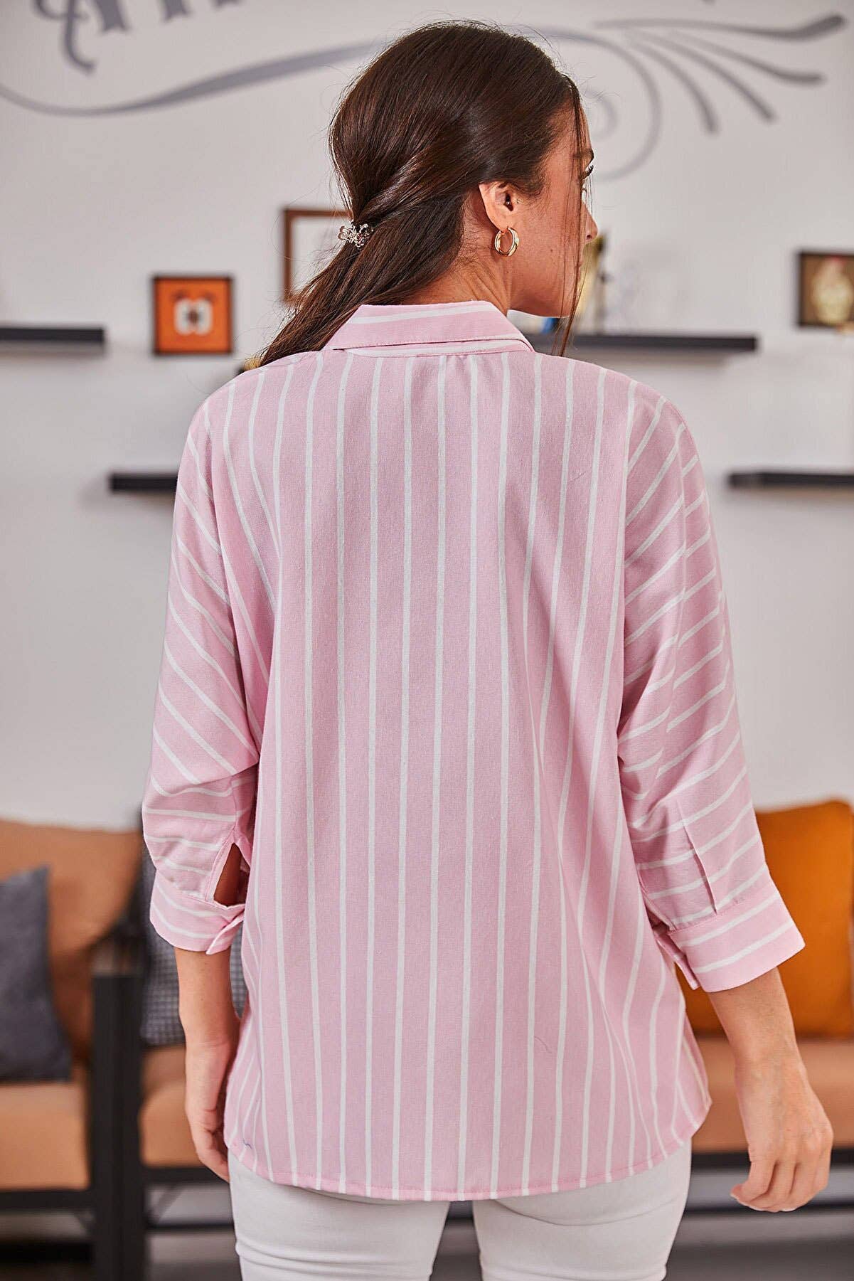 VINTAGE STRIPED HOLIDAY SUN PROTECTION SHIRT