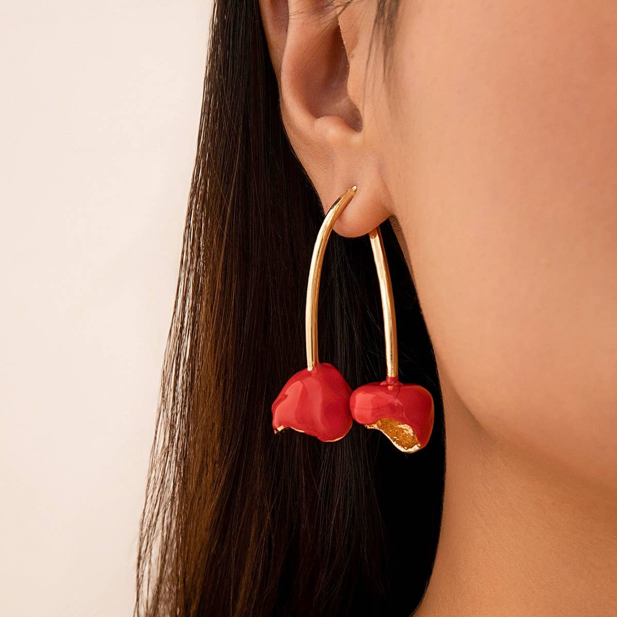 SWEET DOPAMINE ALLOY FRUIT EARRINGS