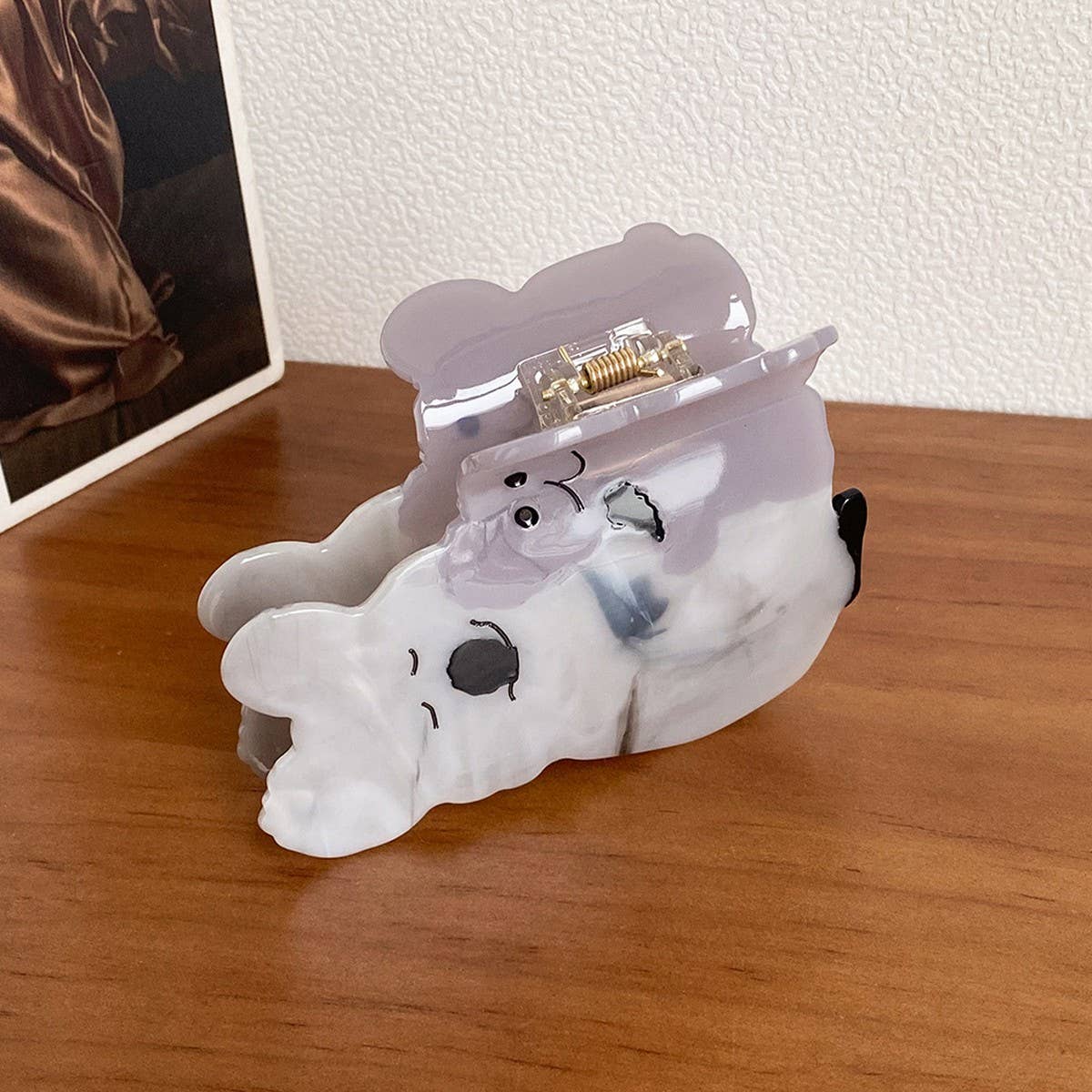 Cute Twin Koala Acetate Hair Clips Claws