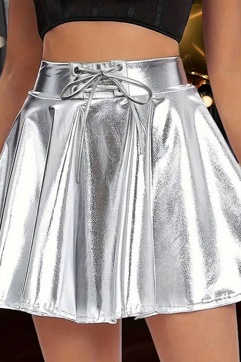 CWBSS0436_SUMMER SEXY ELASTIC BAND A-LINE SKIRT