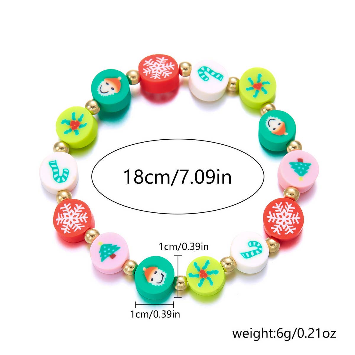 CHRISTMAS SOFT SANTA CLAUS BRACELET