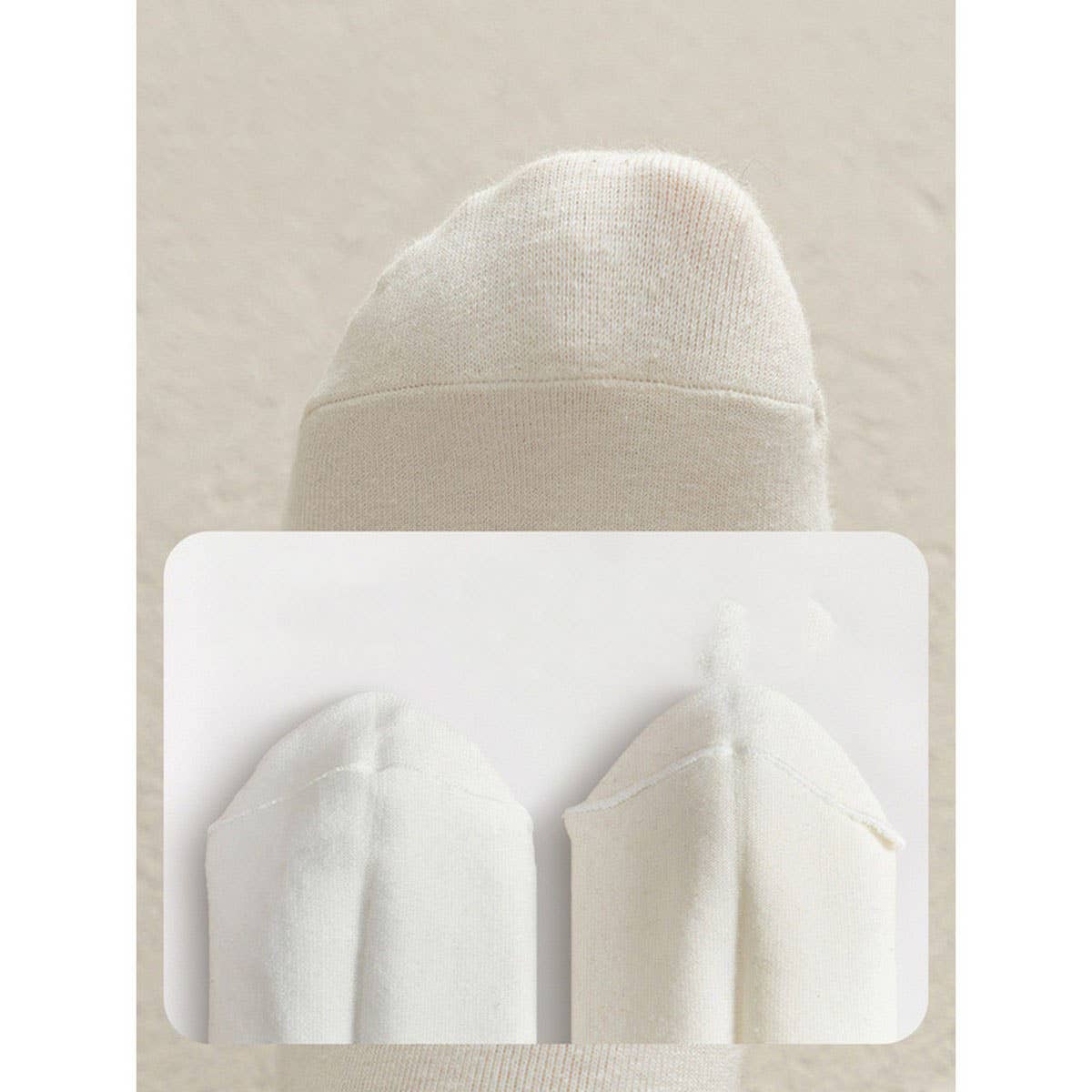 SOLID COLOR BONELESS SOCKS STACKED MID-TUBE SOCKS_CWMS1116