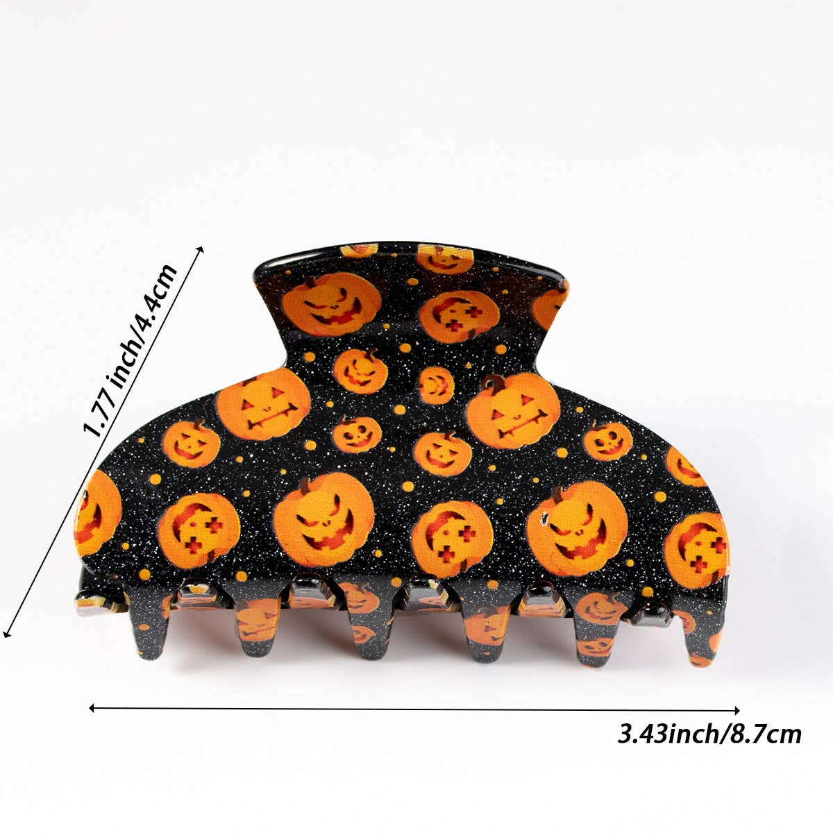 Halloween Magic Hat Hair Claw - Bat Pumpkin Ghost_CWAHA1448