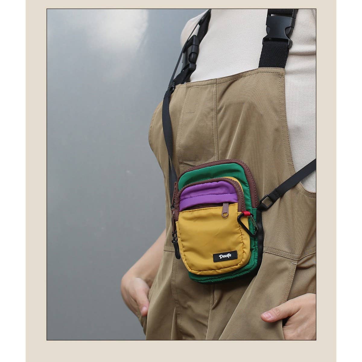 MINI WOMEN'S PHONE SOLID COLOR CROSSBODY BAG_CWAB1825