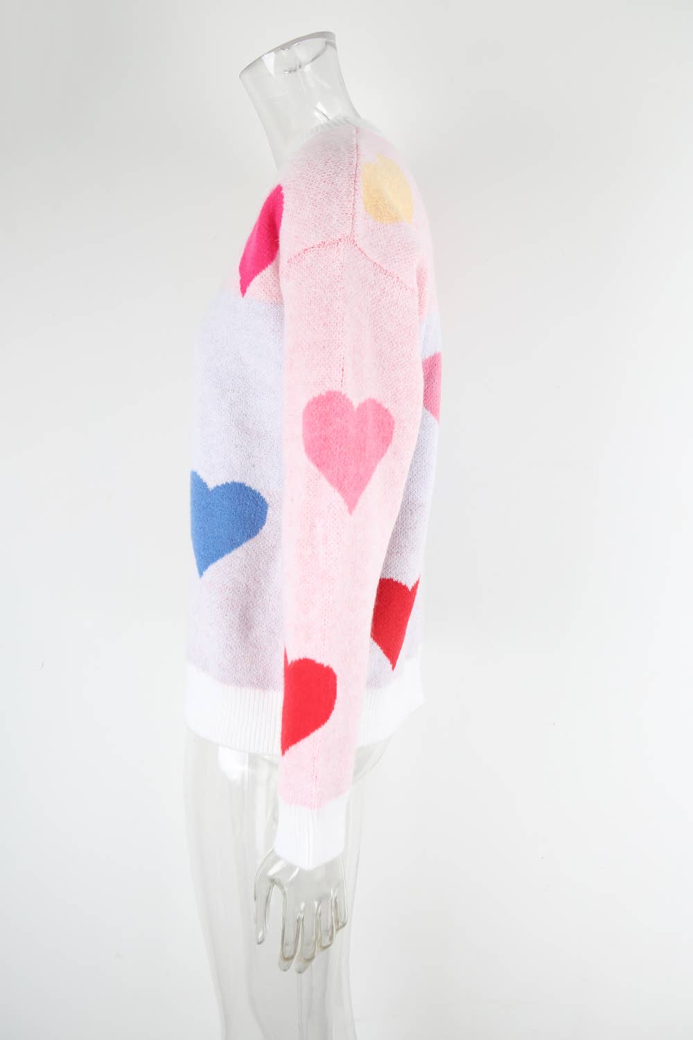 Valentine's Day small heart pullover sweater