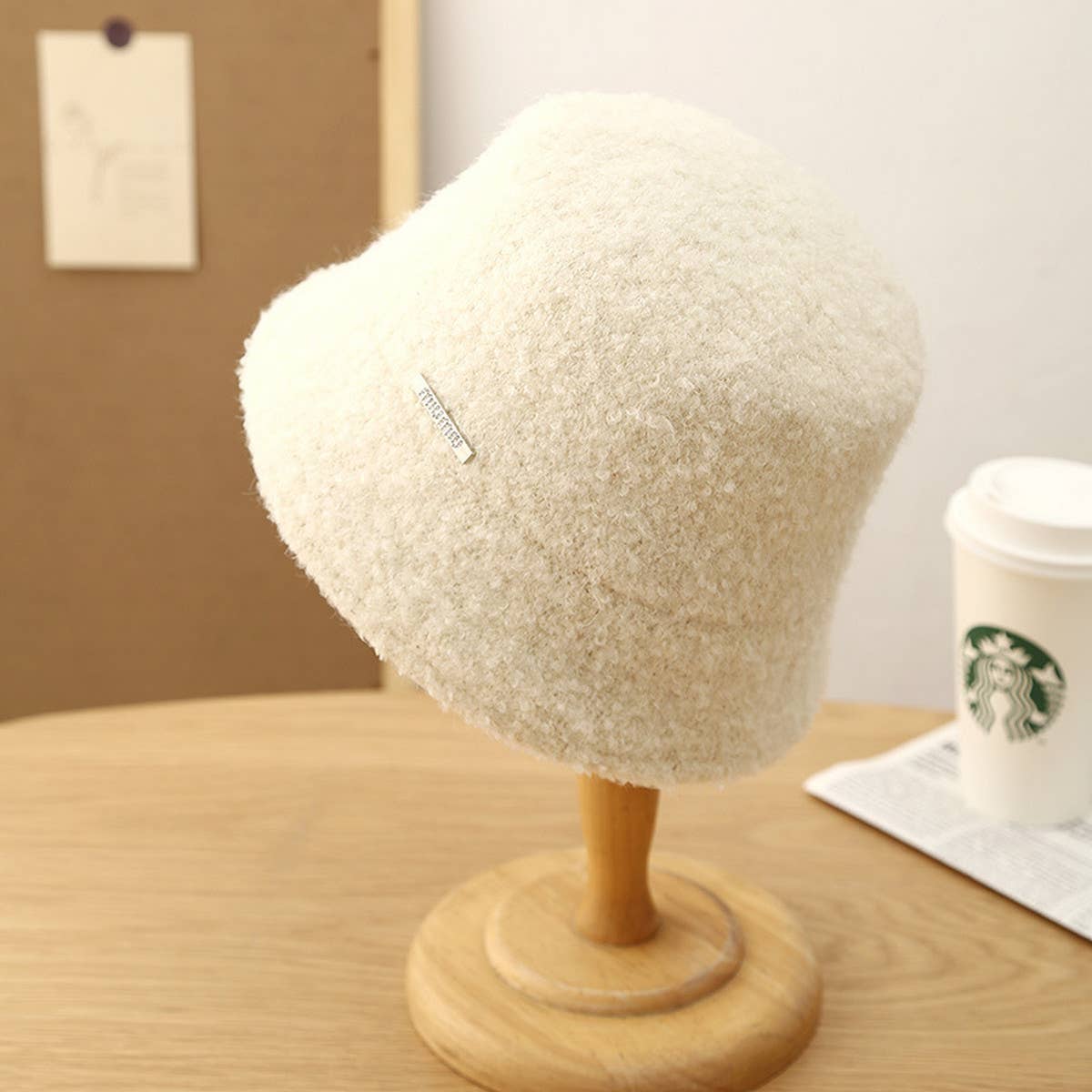 WARM EAR PROTECTION FACE BUCKET HAT_CWAB2851