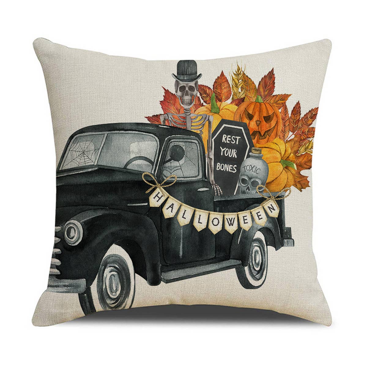 HOME HALLOWEEN FUNNY PILLOWCASE