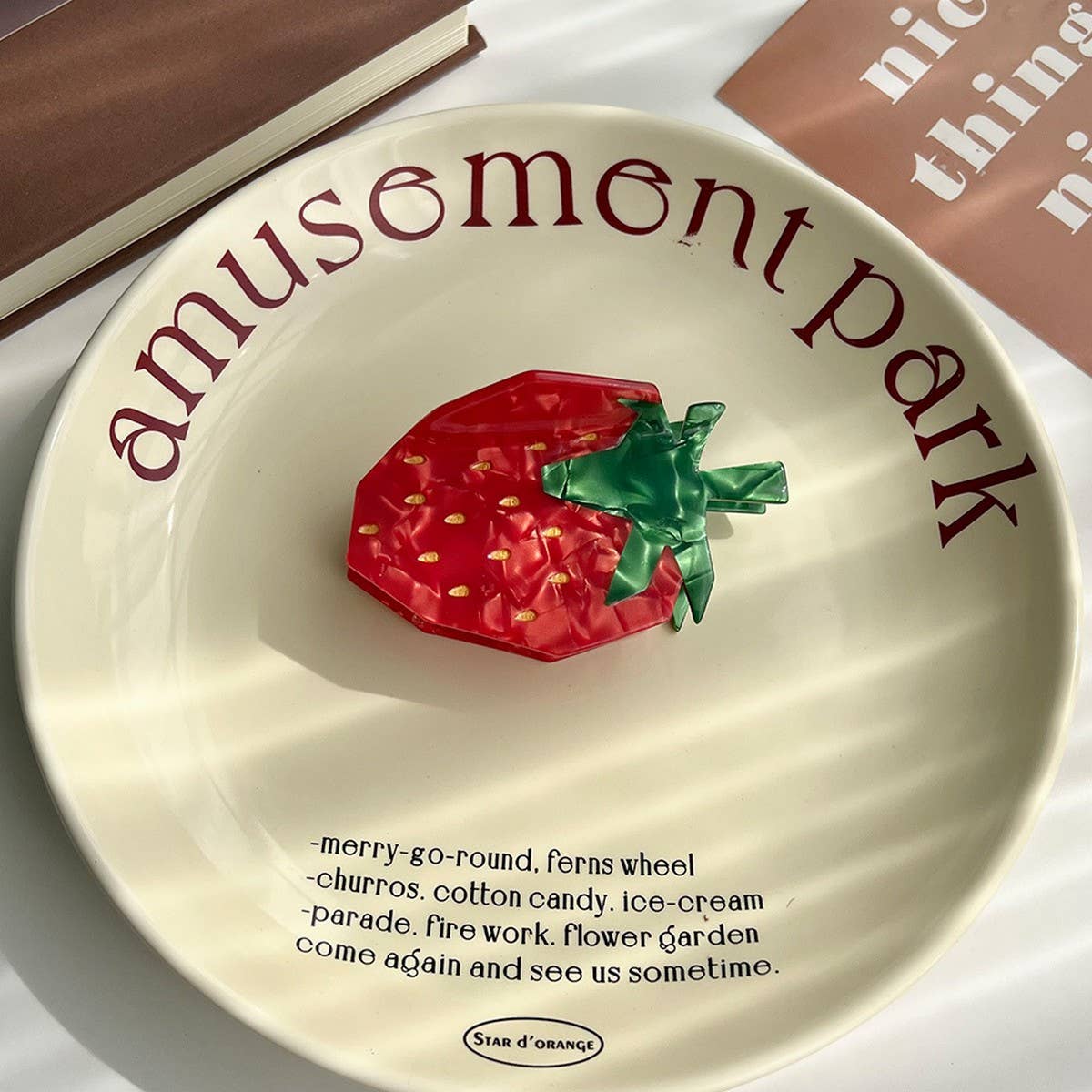 Fruit Acetate Hair Claw Clip for High Ponytail£ßCWAHA5784