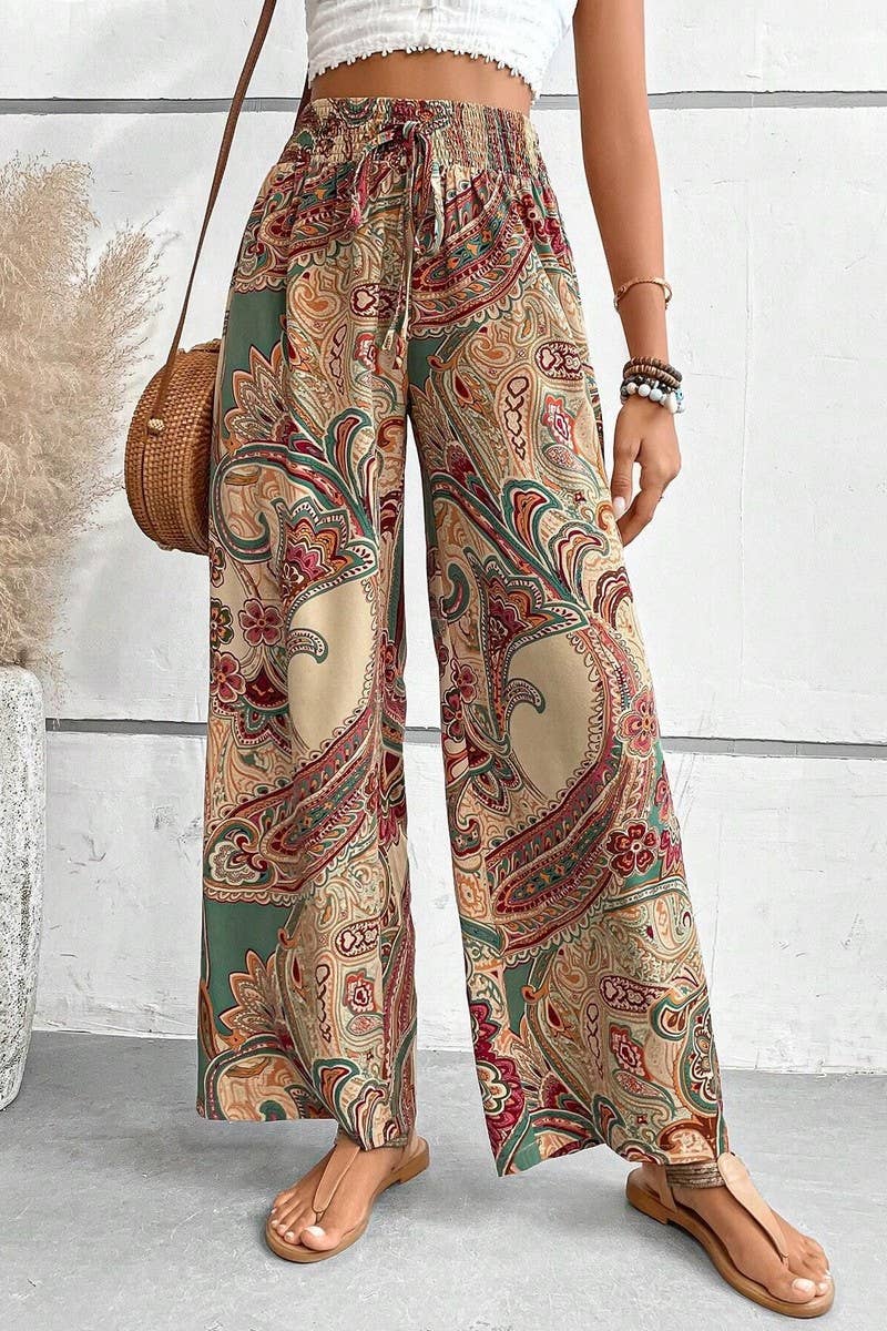 CWBLP1874_NEW SUMMER FASHION ALL-MATCH WIDE-LEG PANTS