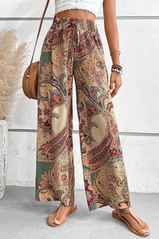CWBLP1874_NEW SUMMER FASHION ALL-MATCH WIDE-LEG PANTS