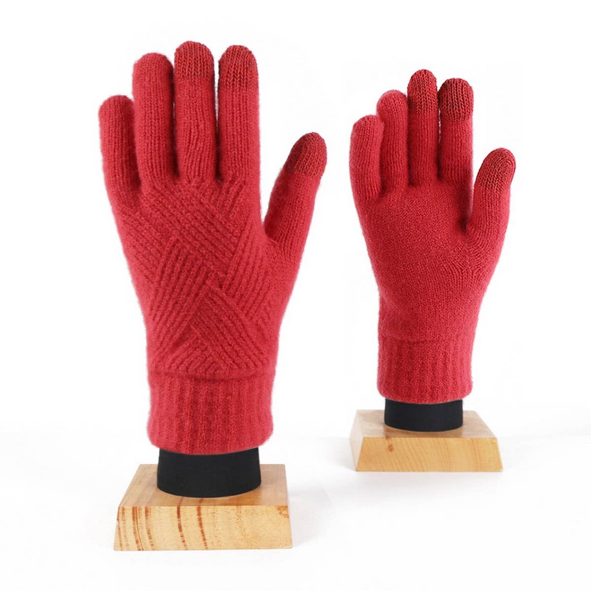 WINTER DOUBLE LAYER TOUCH SCREEN KNITTED GLOVES_CWAG0372
