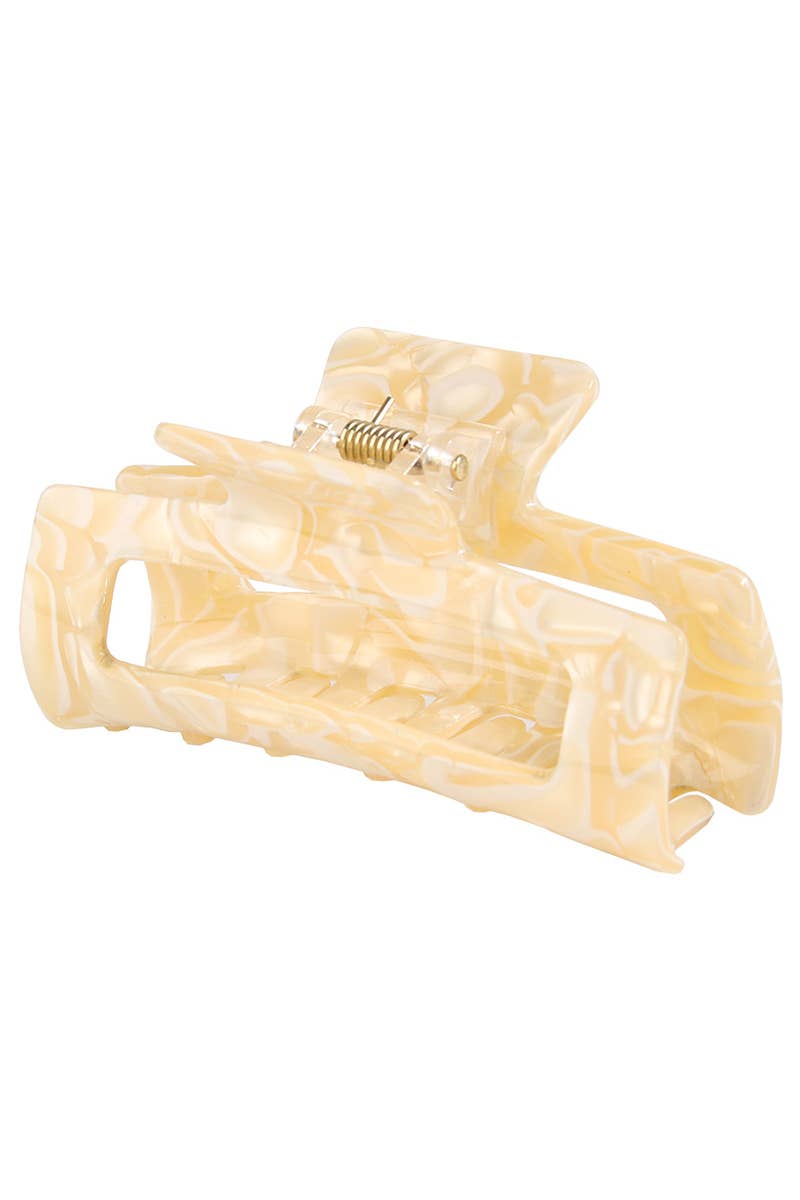 3.22" Tortoise Shell Flat Women's Hair Claw Clip_CWAHA0099