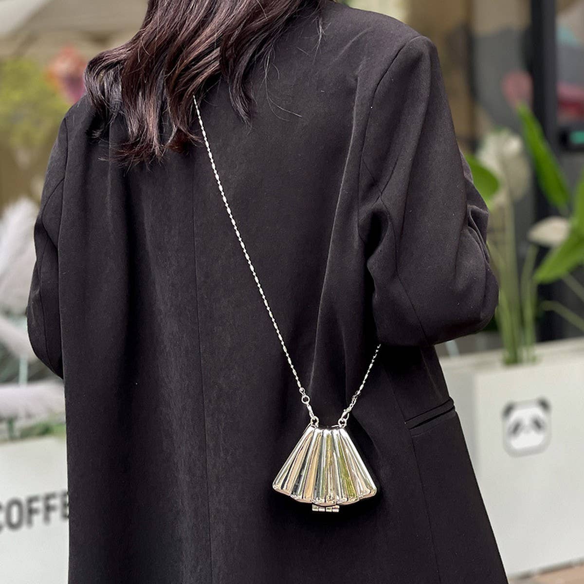 SHELL BAG CLUTCH SHOULDER CROSSBODY BAG_CWAB3261