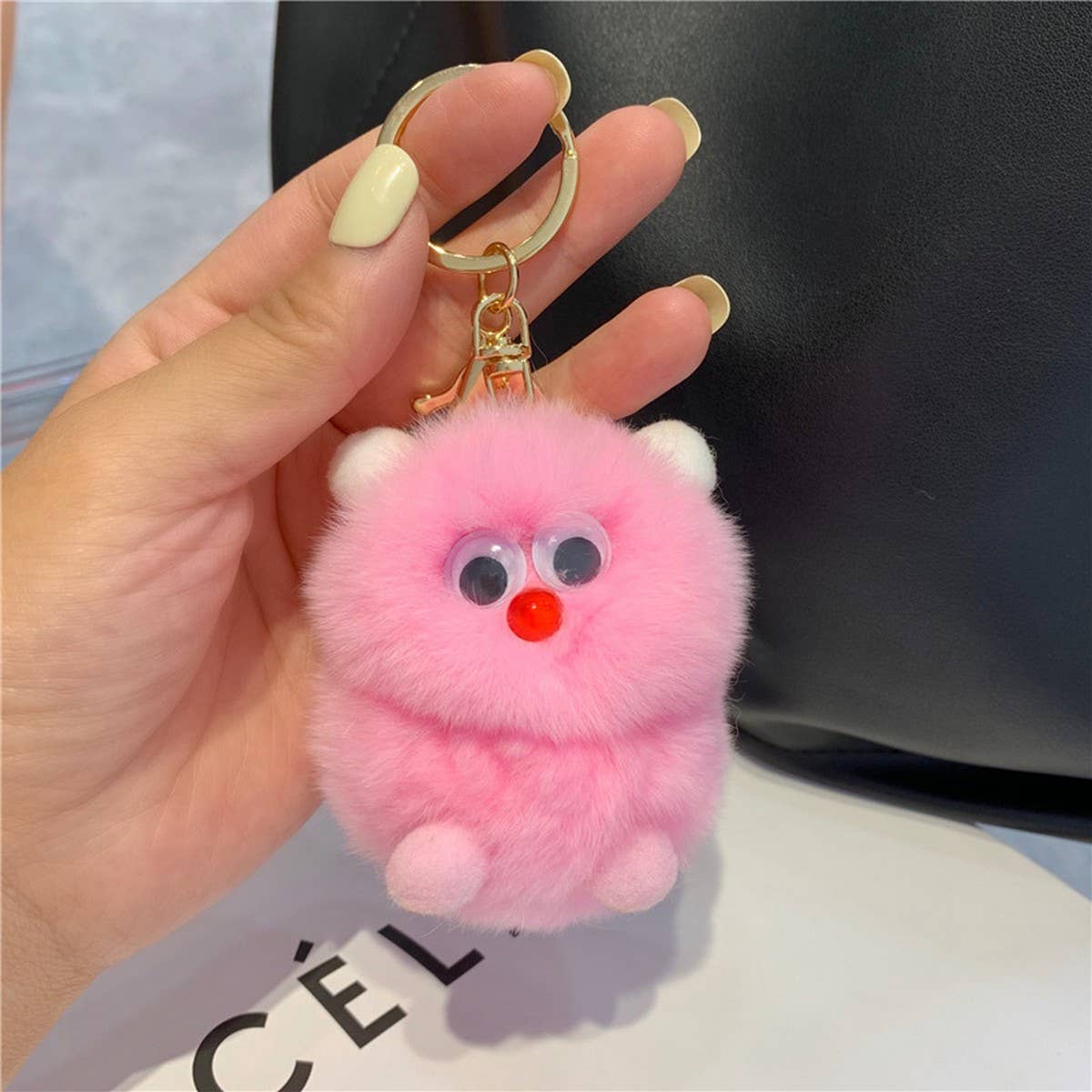 LITTLE MONSTER CAR KEYCHAIN PENDANT ACCESSORIES