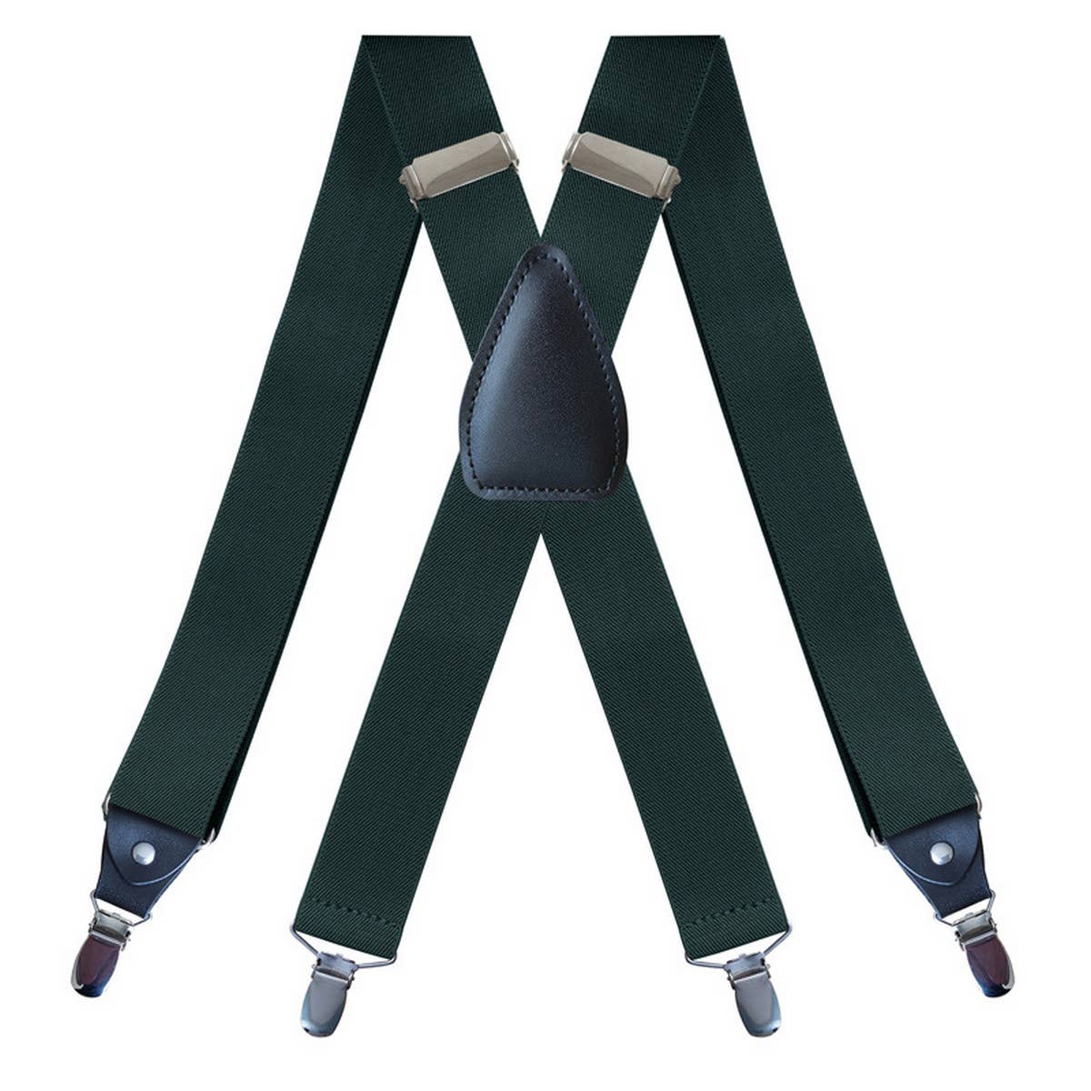 ADJUSTABLE ELASTIC 4-CLIP X-TYPE SUSPENDER CLIP_CWMM1111