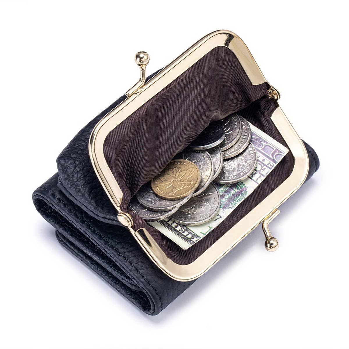 Mini Leather Tri-Fold Purse ? Large Capacity_CUAB00379