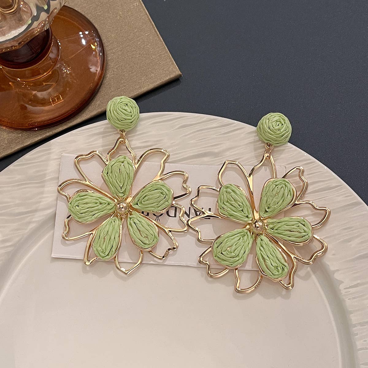 Dopamine vacation-style sweet earrings