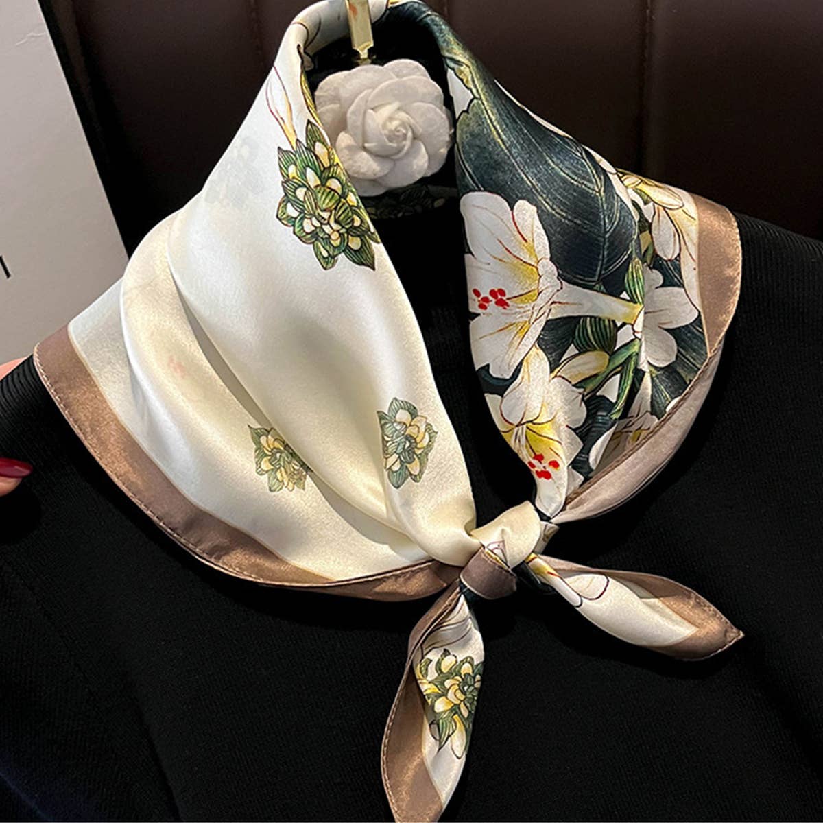 Silk Scarf for Women - Versatile Spring/Summer