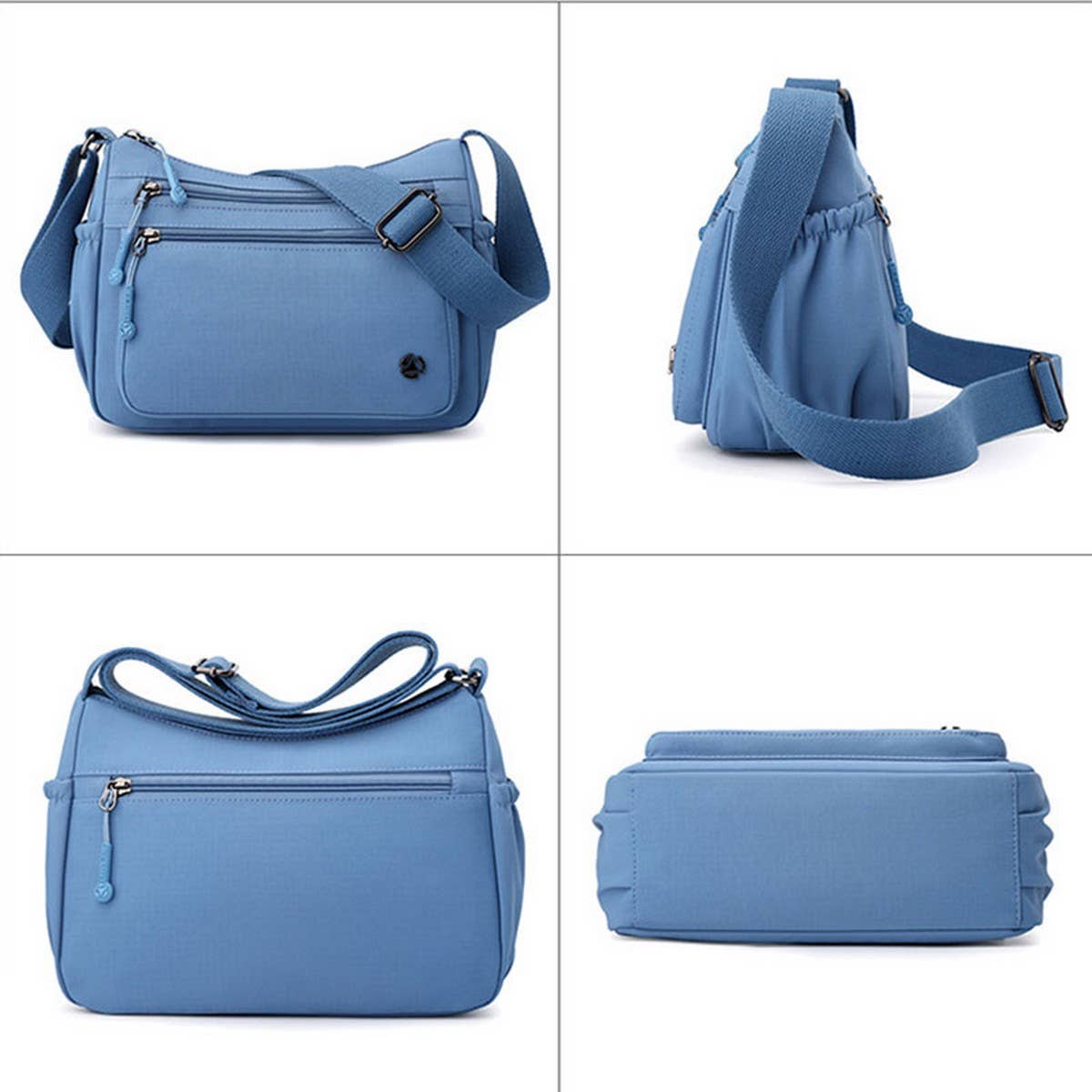 CASUAL SIMPLE MULTI-LAYER NYLON SHOULDER BAG_CWASC1779