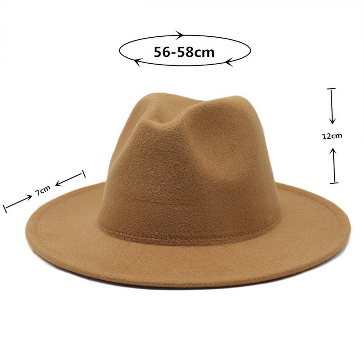 THICKENED DOUBLE-SIDED HAT TWO-COLOR JAZZ HAT_CWAH2536
