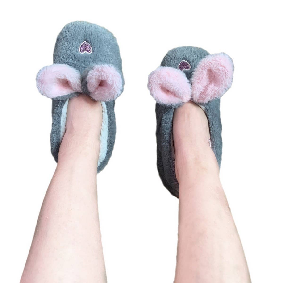 CUTE CARTOON RABBIT HEELED NON-SLIP FLOOR SOCKS