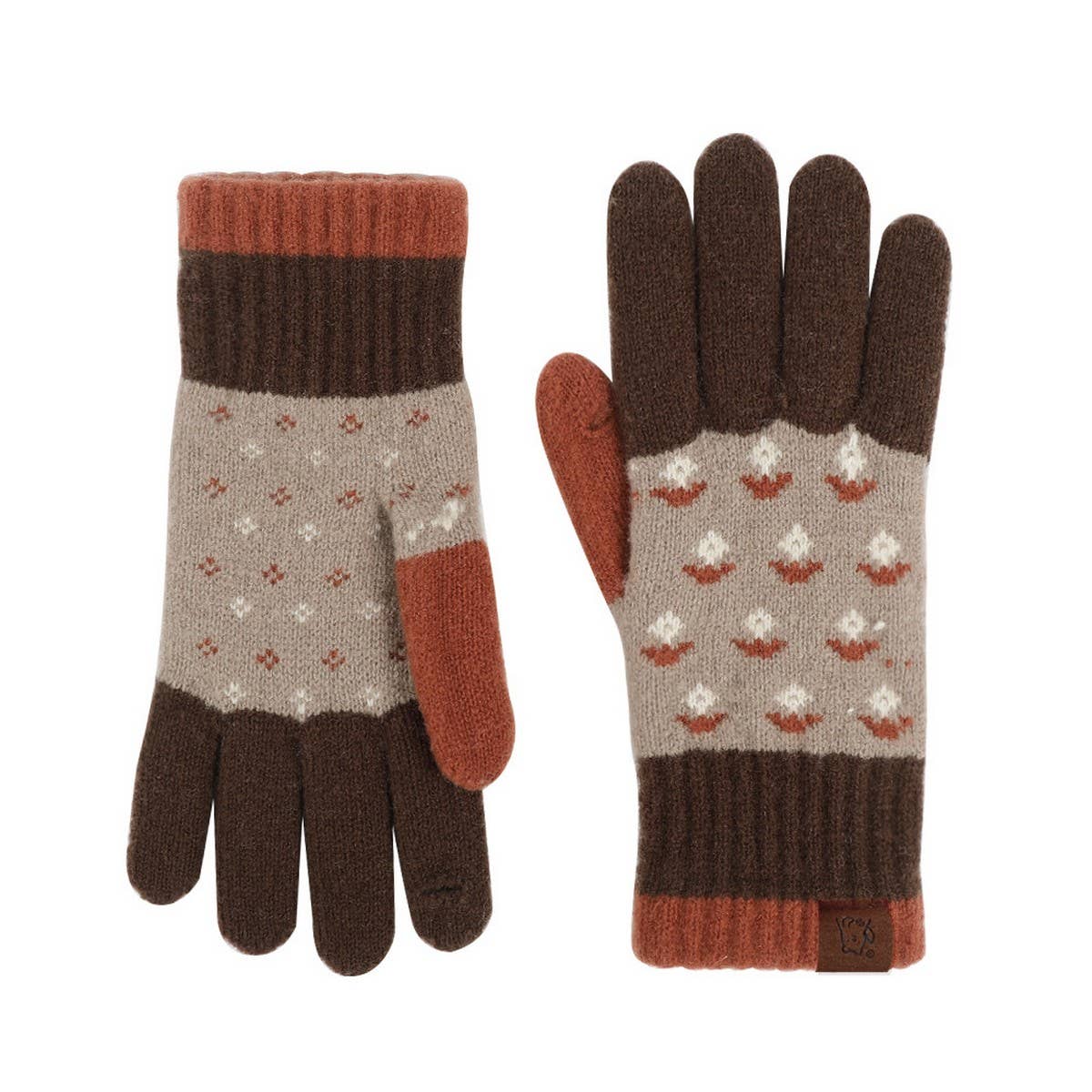 Self-Heating Knit Gloves ? Cute & Warm Design_CWAG0373
