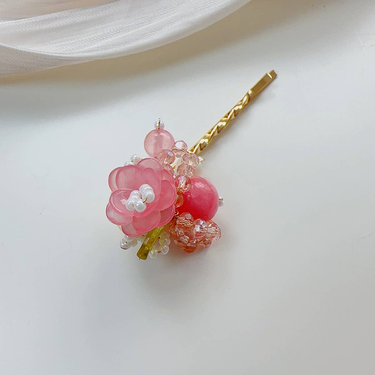 SWEET OIL PAINTING STYLE BEADED SET