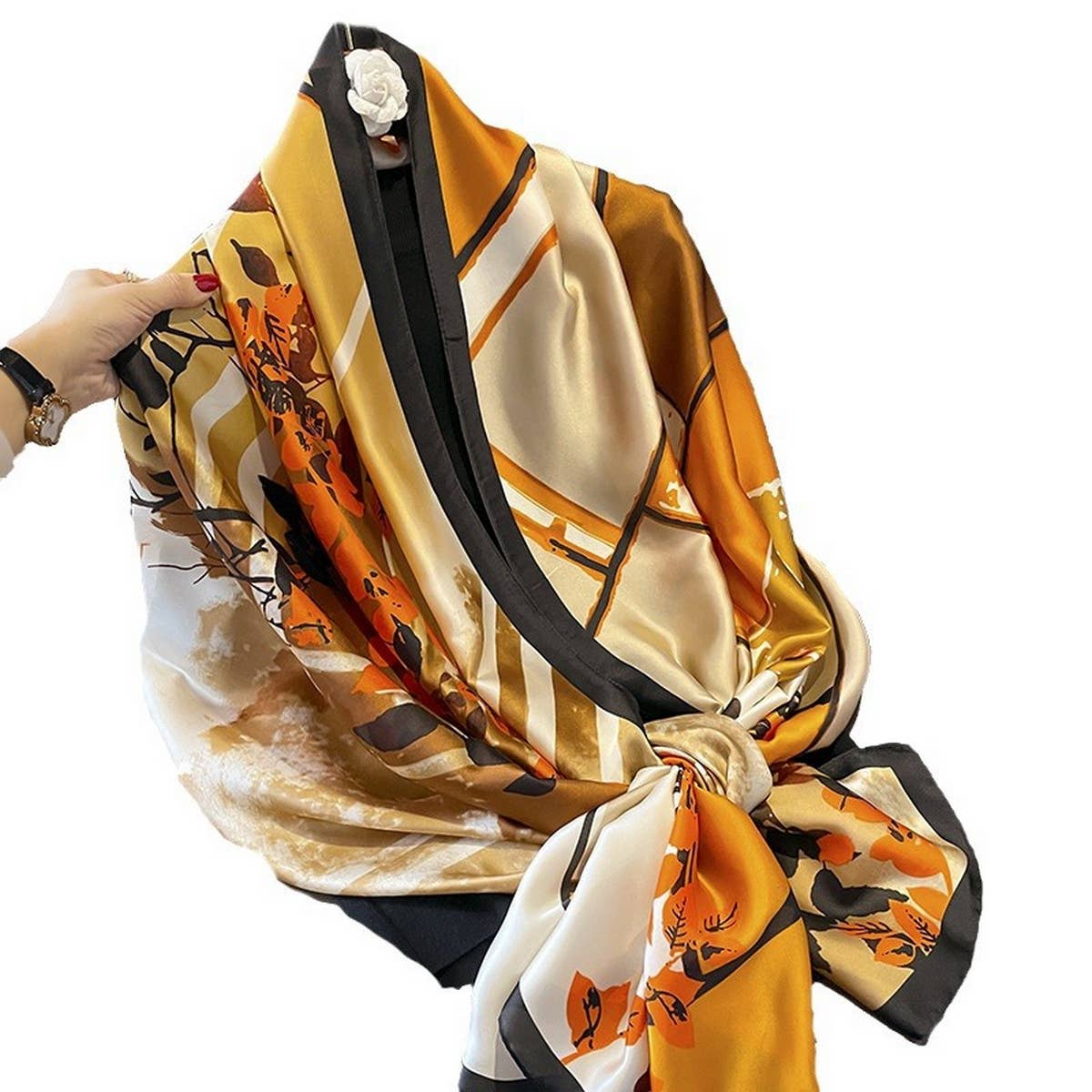 WOMEN FASHIONABLE SILK SCARF