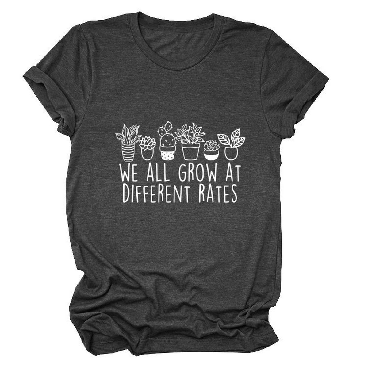 Printed Crew Neck Tee, We All Grow Graphic_CWTTS1493