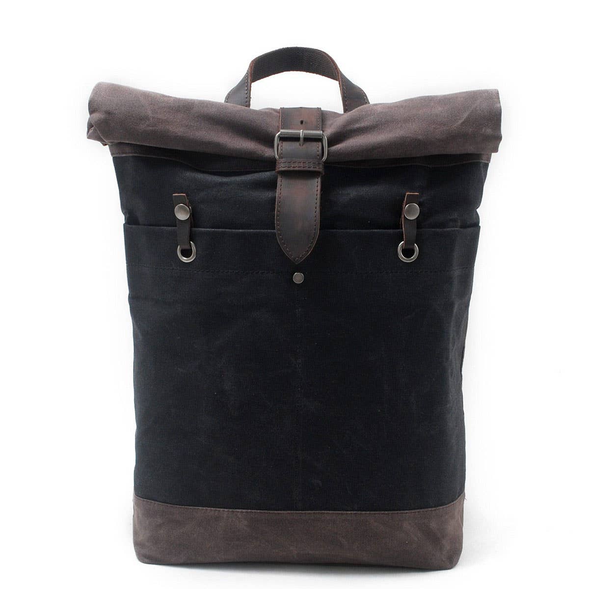 Vintage Canvas Waterproof Backpack for Men_CWAB5542