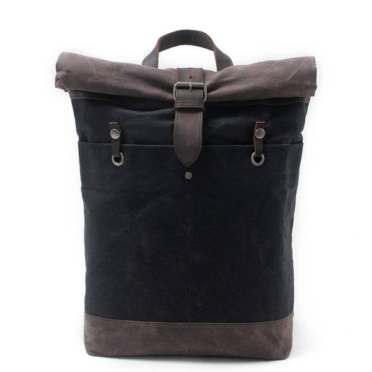 Vintage Canvas Waterproof Backpack for Men_CWAB5542