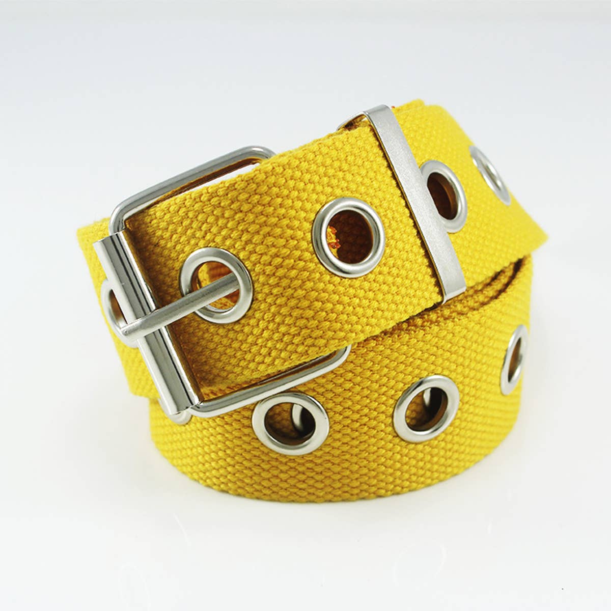 CWABE0953_CANVAS BELT WITH FULL HOLE EYELETS