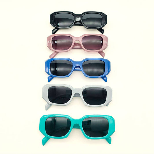 WIDE SQUARE FRAME FASHION SUNGLASSES