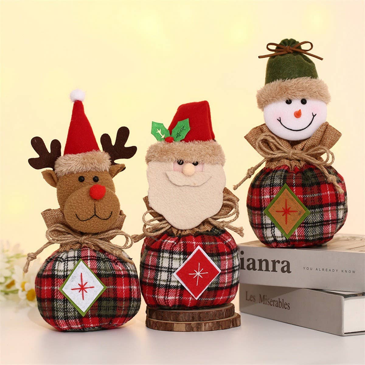 CHRISTMAS CARTOON APPLE BAG GIFT BAG