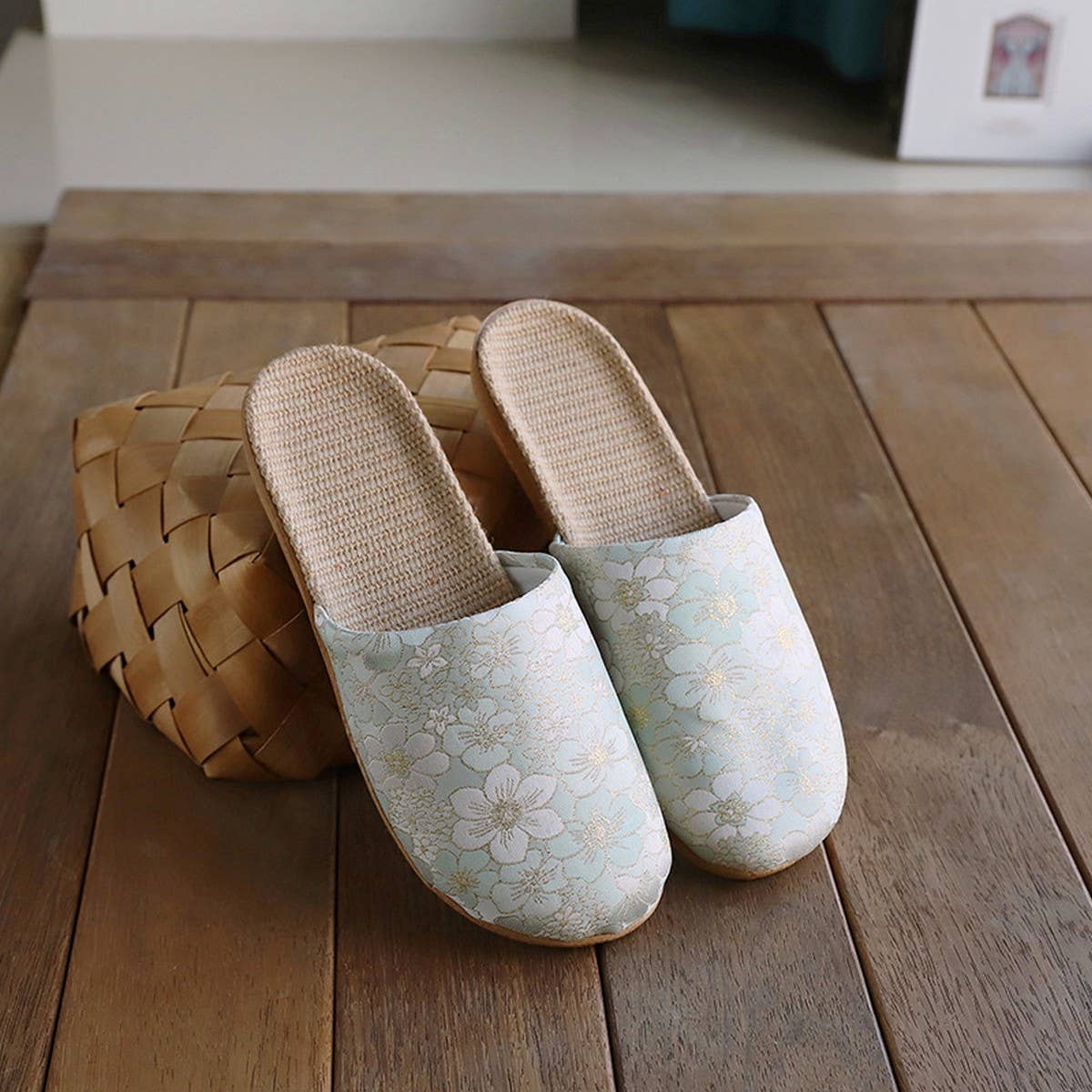 Breathable Linen Closed-Toe Home Slippers_CWSHF0178