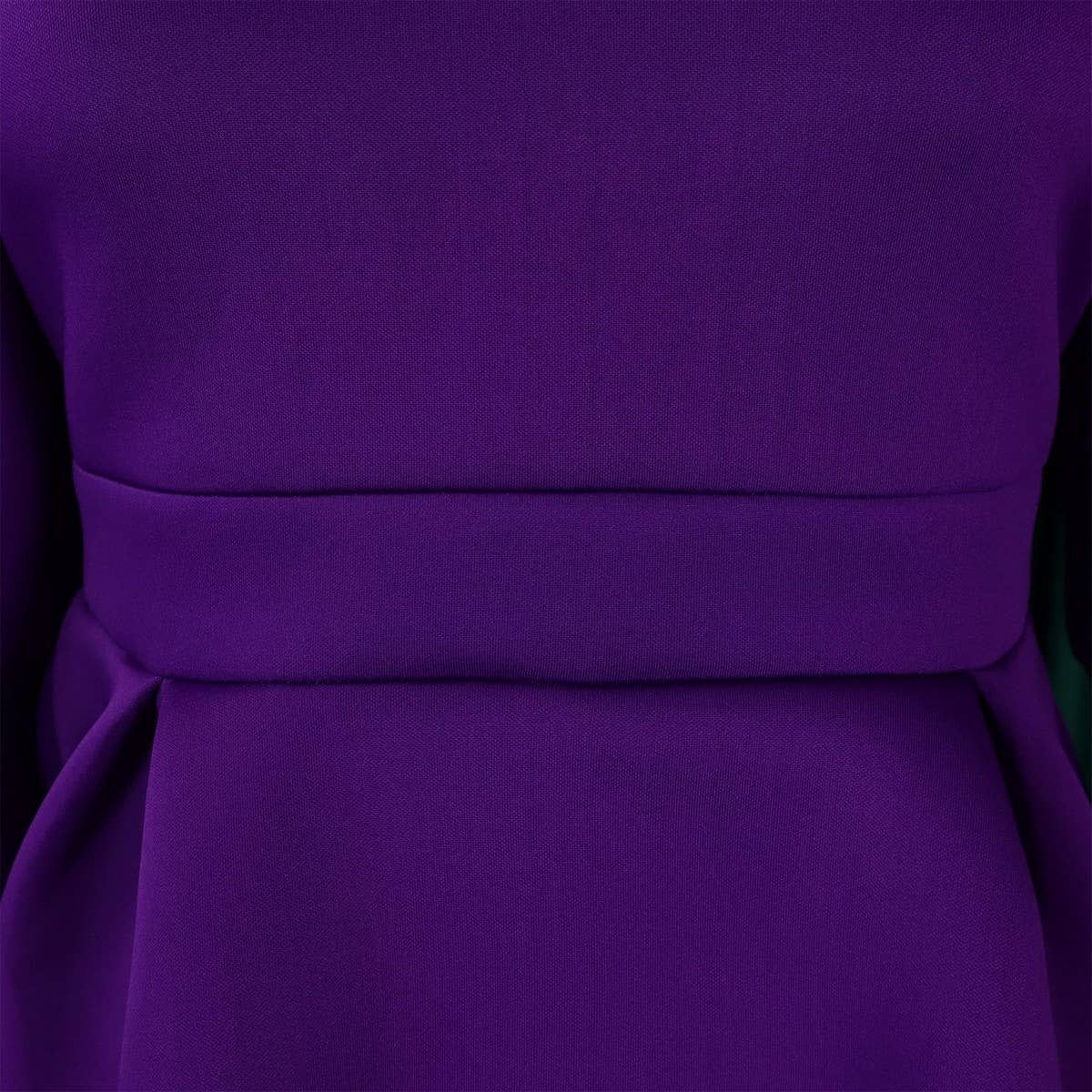 TEMPERAMENT HIGH COLLAR SLIM WAIST A-LINE DRESS