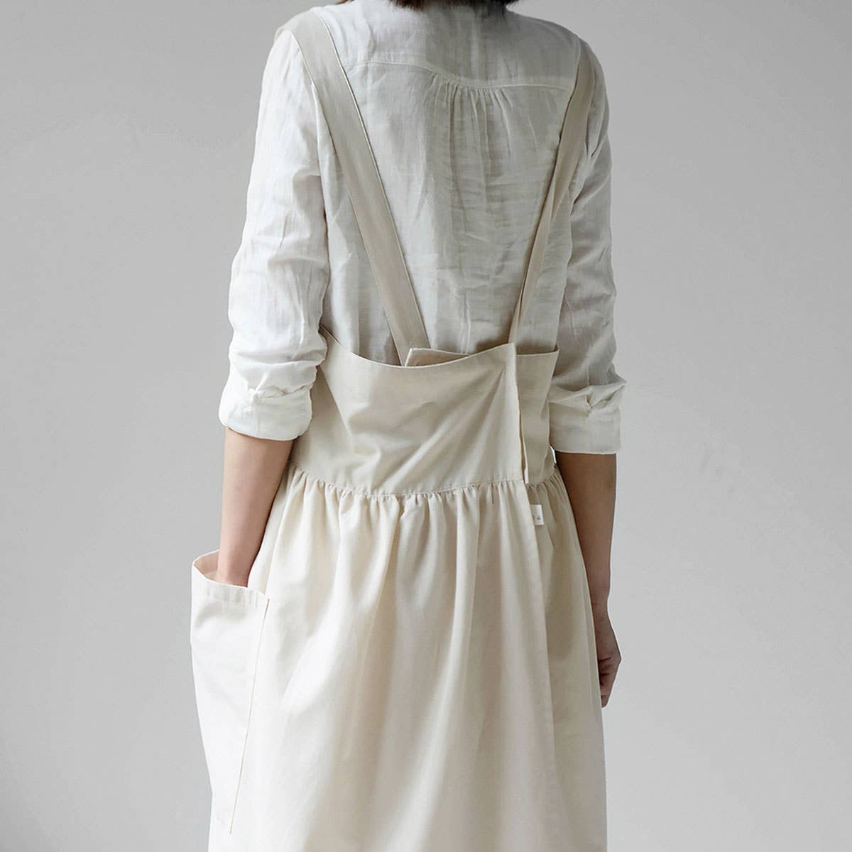 Kitchen florist work Linen Apron with pockets