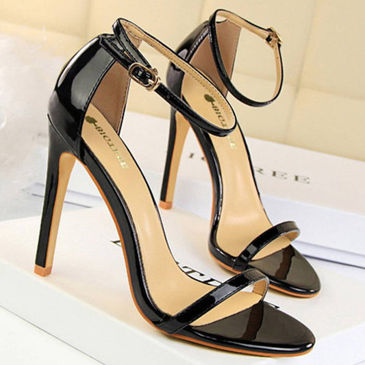 FASHION OPEN TOE WORD SANDALS HIGH HEELS_CWSHH0034