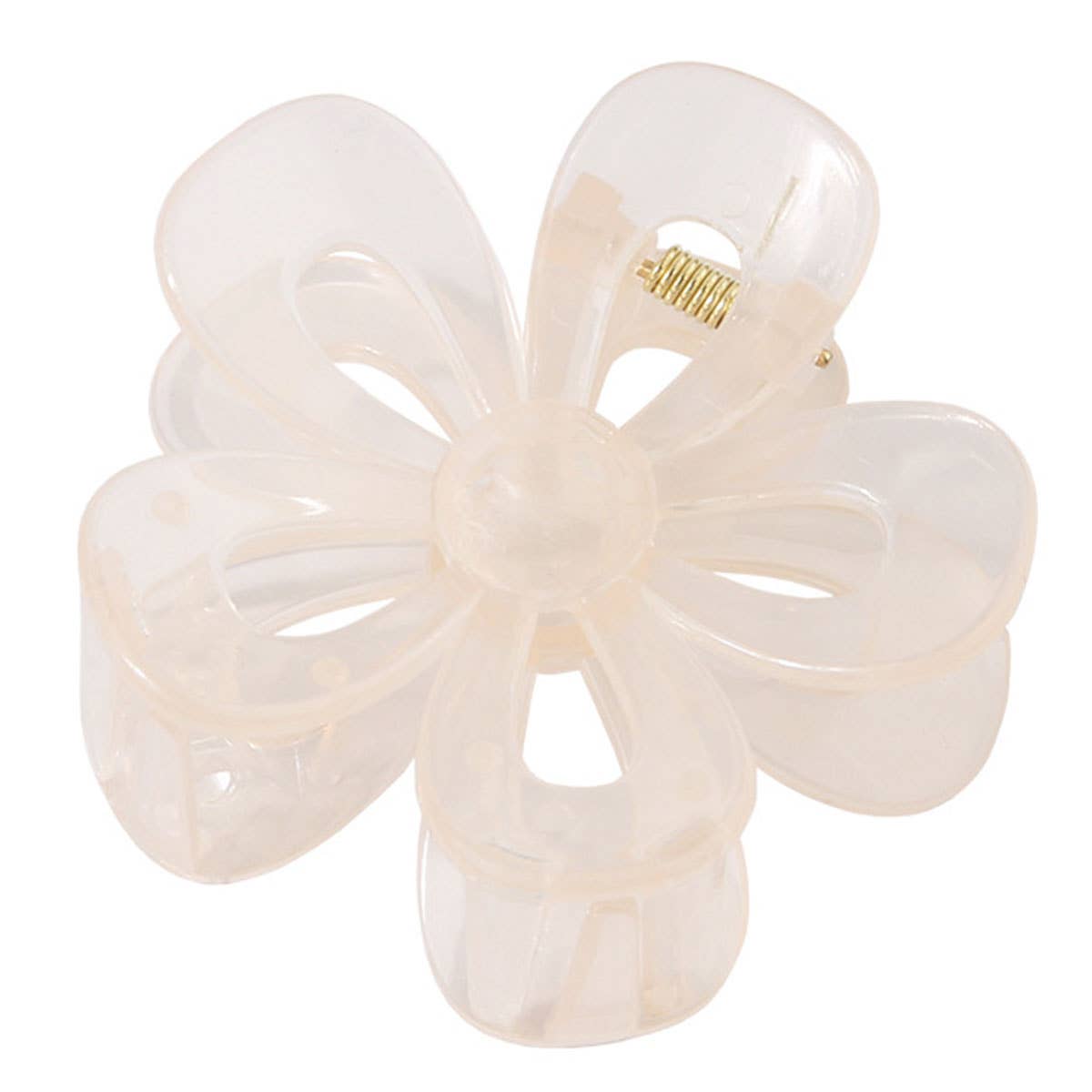 Matte Acrylic Flower Hair Claw Clip for Women_CWAHA0404