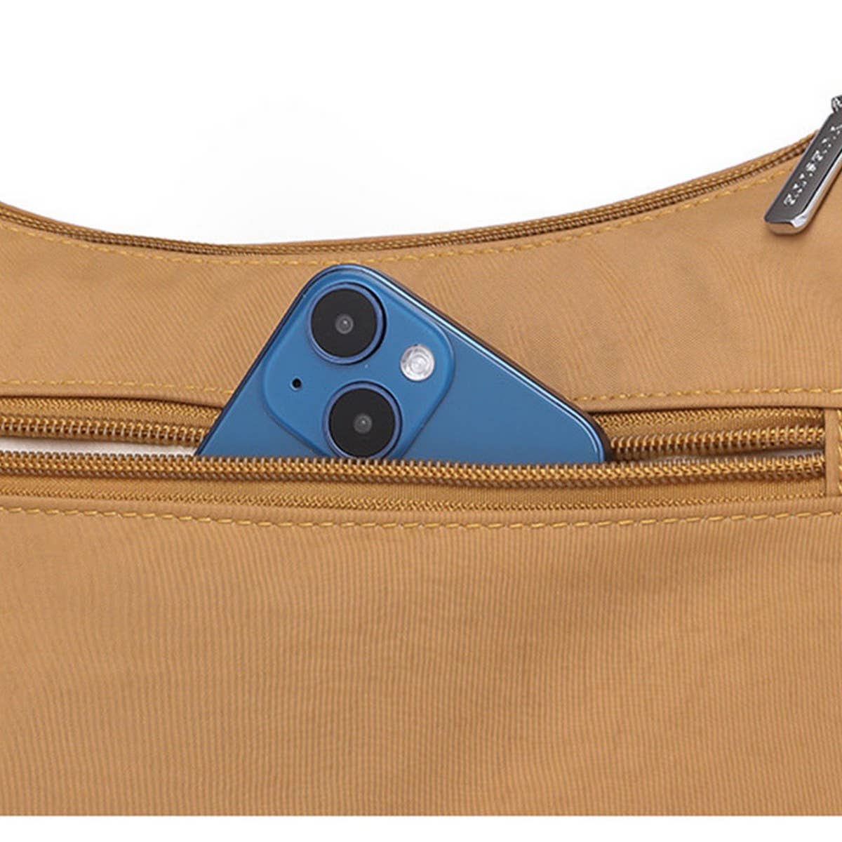 LARGE CAPACITY SIMPLE NYLON SHOULDER MESSENGER BAG_CWAB3521