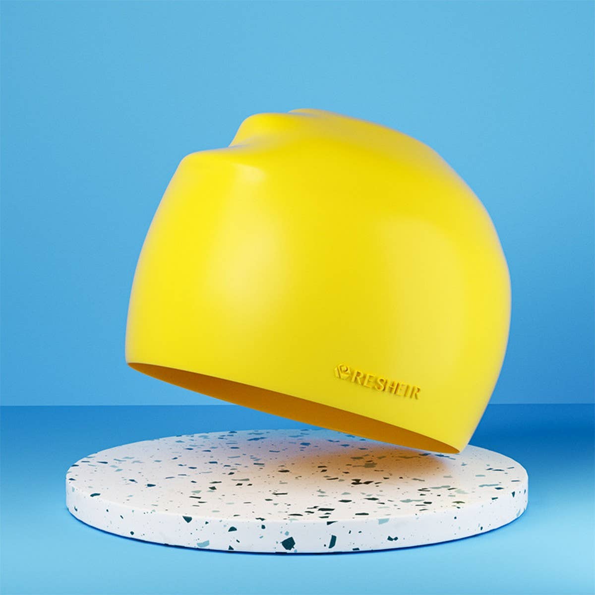 Unisex Silicone Swim Cap for Long Hair & Ears