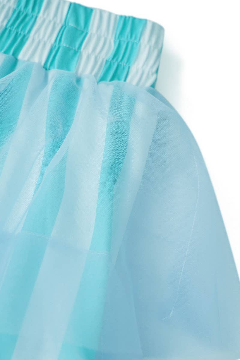 CWBLP2010_STRIPED TIERED MESH PATCHWORK WIDE LEG PANTS